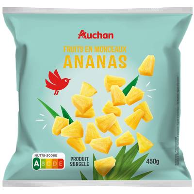 Auchan Ananas en morceaux, 450g