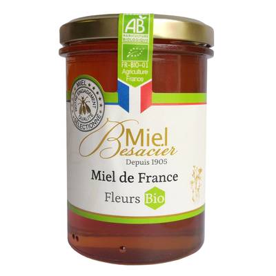 Miel Besacier Miel de Fleurs Bio de France, 275g