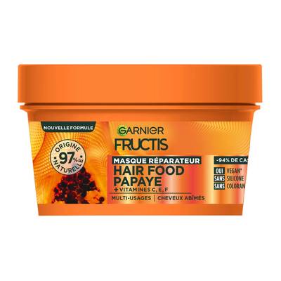 Fructis Masque Réparateur Papaye Cheveux abîmés, 320ml