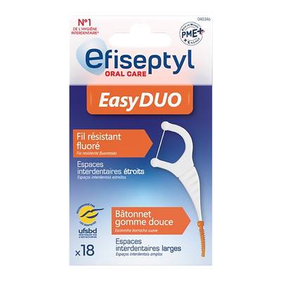 Efiseptyl Porte fil dentaire, 18  pièces