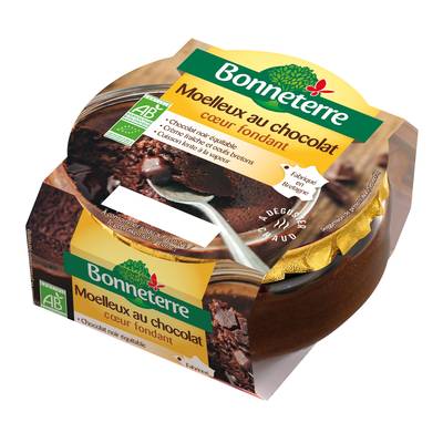 Bonneterre Moelleux au chocolat bio, 120g