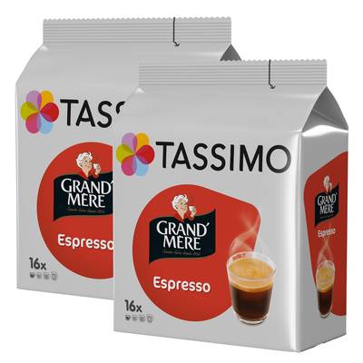 Tassimo Expresso Grand Mère, 2x16 dosettes