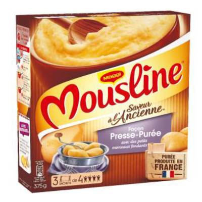 3033710077762 - Mousline - Purée saveur à l'ancienne façon Presse-Purée 
