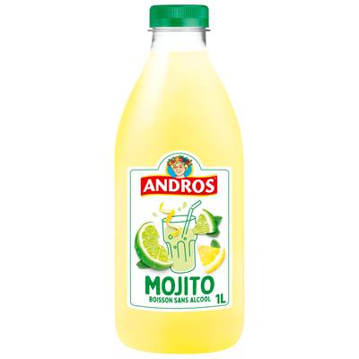 Andros Mojito Cocktail Sans Alcool, 1L