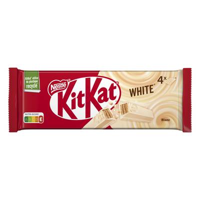 Kit Kat Barre de chocolat blanc X4, 166g