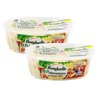Bonduelle Salade Piémontaise au Poulet Rôti, Lot de 2x320g