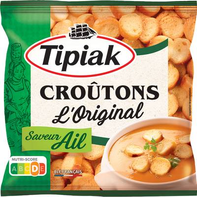 Tipiak Croûtons Original à l'Ail, 150g