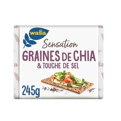 Wasa Tartine Sensation Grain de Chia, 245g