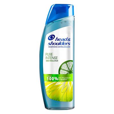 Head & Shoulders Shampoing Antipelliculaire Sébo-régulateur Cheveux gras Citron, 250ml