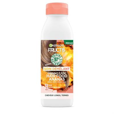 Garnier - Fructis Après-Shampooing Hair Food Longueurs & Glow Ananas, 350ml