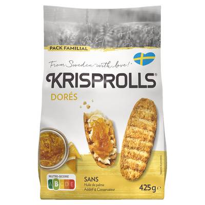 Krisprolls Petits Pains Suédois Dorés, 425g