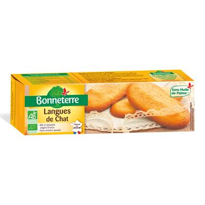 Bonneterre Langues de chat bio, 100g