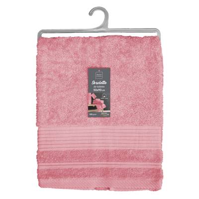 Douceur D Interieur Serviette de toilette Bois de Rose, 50 x 90  cm