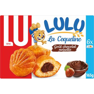 Lu La Coqueline de Lulu au chocolat, 165g