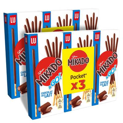 Mikado Chocolat au lait, 2x120g