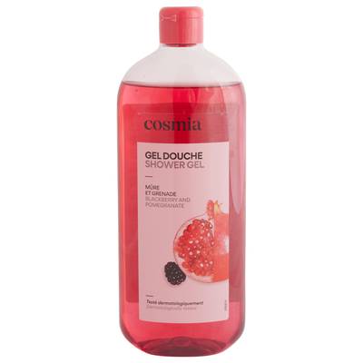 COSMIA Gel douche mure et grenade, 750ml