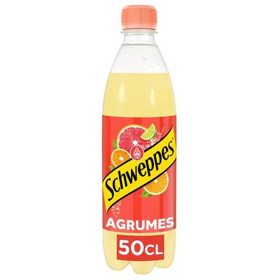 Schweppes Soda saveur Agrumes, 50cl