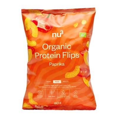 NU3 Snack Salé - Protein Flip Poivron Bio, 80g