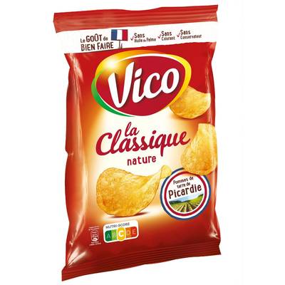 Vico Chips Classique Nature, 135g