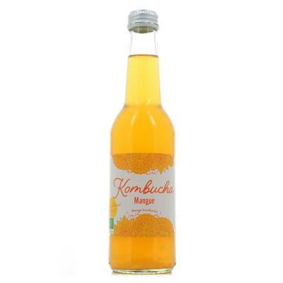 Vitamont Kombucha Bio à la mangue, 33cl