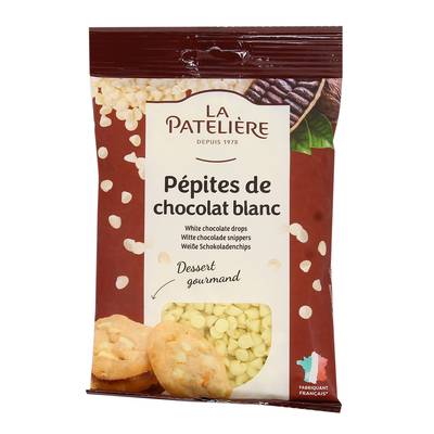 La Patelière Pépite de Chocolat Blanc, 100g