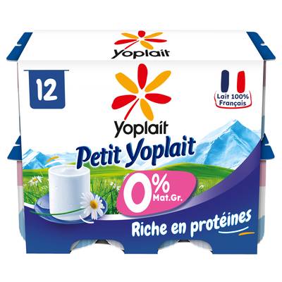 Yoplait Fromages frais 0%mg, 12x60g