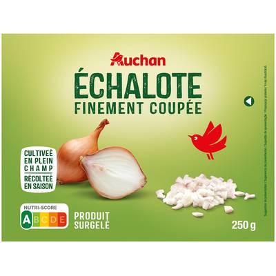 Auchan Échalote coupée, 250g