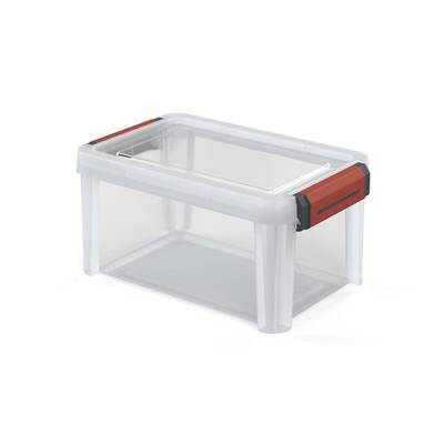 Sundis Boîte de rangement rectangulaire transparente Clip & Store, 5L