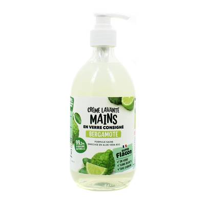 Super Flacon Crème lavante mains Bergamote, 500ml