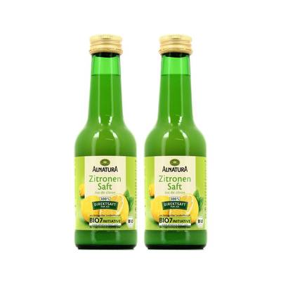 Alnatura Jus de citron Bio, Lot de 2x20cl
