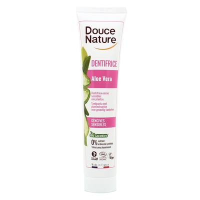 Douce Nature Dentifrice Aloe vera bio, gencives sensibles, 75ml