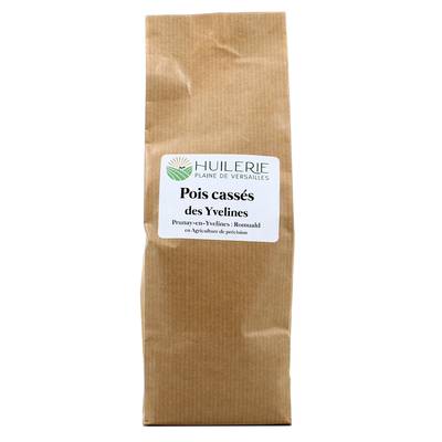 Huilerie Plaine de Versailles Pois Cassés cultivé dans les Yvelines, 500g