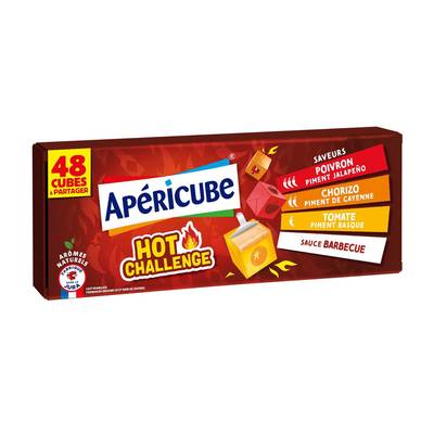 Apéricube Mini fromages Hot Challenge, 48 cubes - 250g