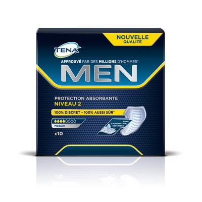 Tena Men Protection Homme Niveau 2, 10 pièces