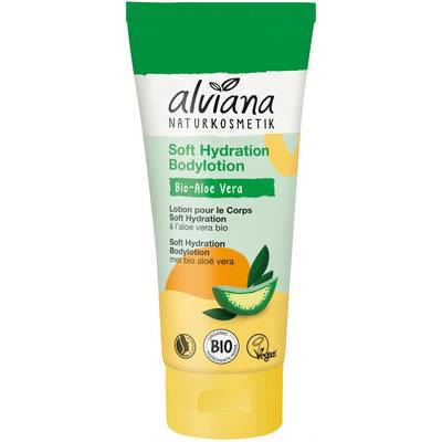 Alviana Lotion pour le corps Soft Hydration à l'aloe vera bio, 200ml