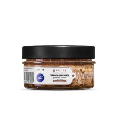 Marius, L'Épicerie Inspirée Terrine Campagnarde Genevièvre et Sarriette, 150g