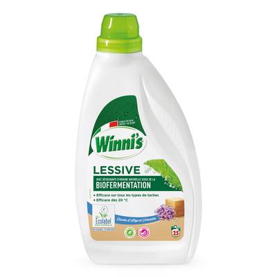 Winni's Lessive Liquide Biofermantation au Savon de d'Alep et Verveine, 1,125ml