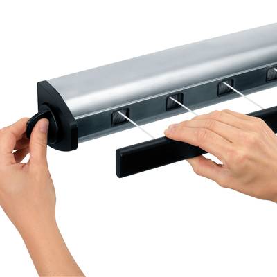 8710755385766 - Brabantia - Enrouleur de cordes à linge Matt Steel