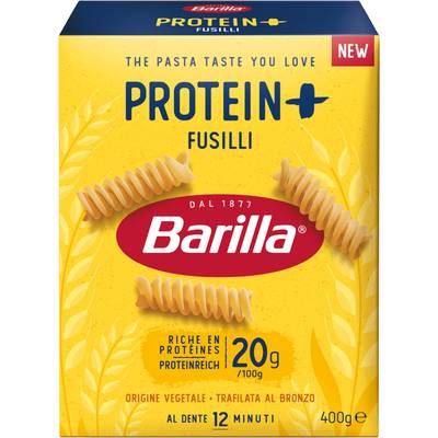 Barilla Protein Plus Pâtes Fusilli Protein+ Premium, 400g