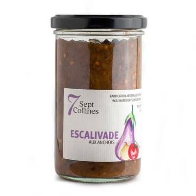 Sept Collines Sauce Escalivade aux anchois - Conserverie Artisanale, 240g