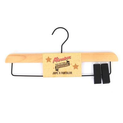 La Ménagère Cintre bois et métal pince, 1 pièce