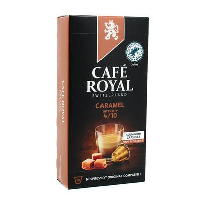 Café Royal Café Capsules Nespresso Caramel intensité 4, 10 capsules