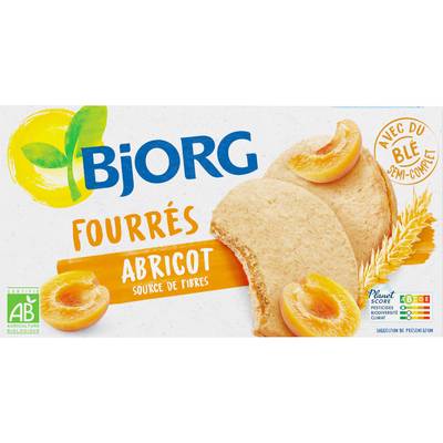 Bjorg Fourrés Abricot Bio, 175 g