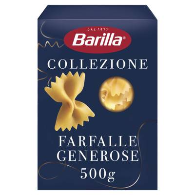 Barilla Collezione Pâtes Farfalle Generose, 500g