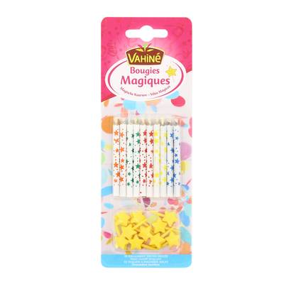 Vahine Bougies magiques, 10 pièces