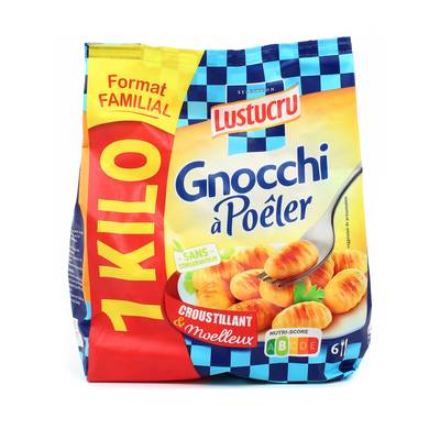 Lustucru Gnocchi à Poêler - Format Familial, 1kg