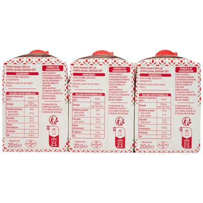 3596710418367 - Auchan - Crème fluide entière 30%mg UHT
