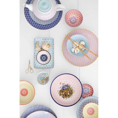 8719323538467 - Tokyo Design Studio - Coffret 2 Mugs Star/Wave Yellow/Purple
