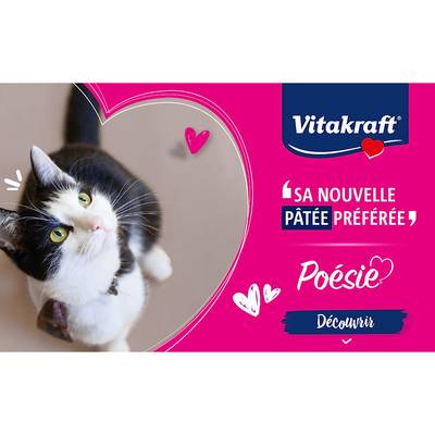 4008239398567 - Vitakraft Poésie - Sachets en Gelée Délices Volaille et Poisson - Dinde, Saumon MSC pour chat
