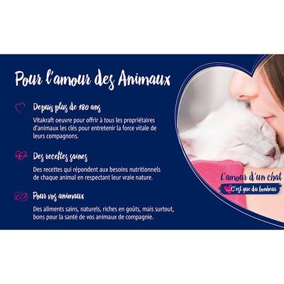 4008239398567 - Vitakraft Poésie - Sachets en Gelée Délices Volaille et Poisson - Dinde, Saumon MSC pour chat